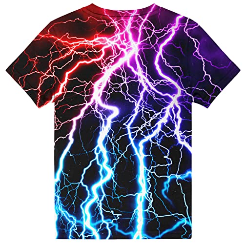 Image of Hgvoetty Boys Girls Graphic T-Shirts Kid 3D Casual Tops Tees for 6-16 Years
