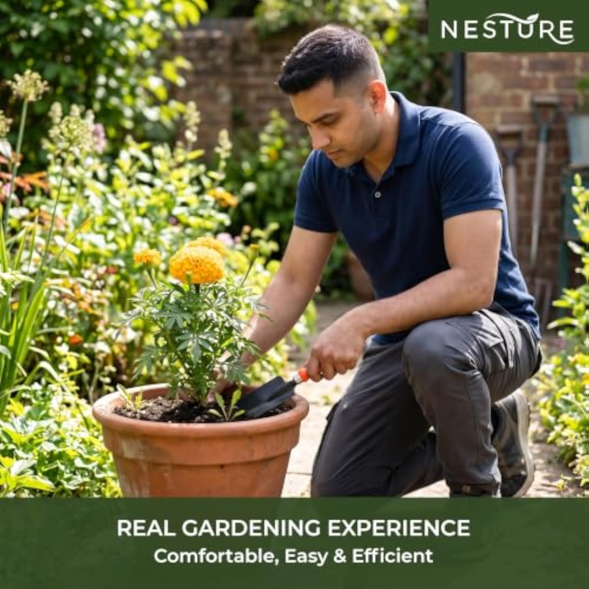 Small Trowel for Gardening, Heavy Duty Hand Spade Tool