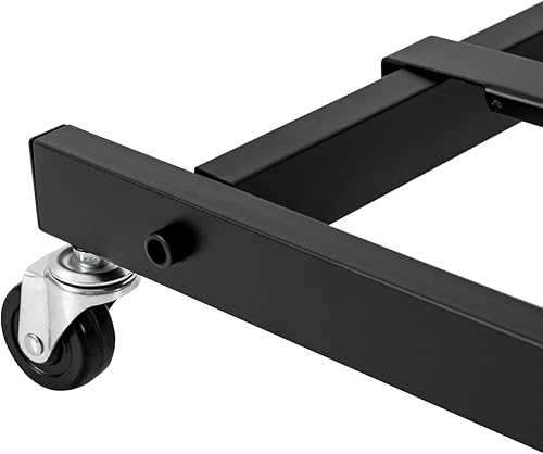 Miniatura 6 de 16U DJ Racks Stand Rack Mount Mixer Case Stand Stand Studio Equipment Cart Stage Amp DJ Rolling With Wheel Adjustable Height Perfect for Office Home