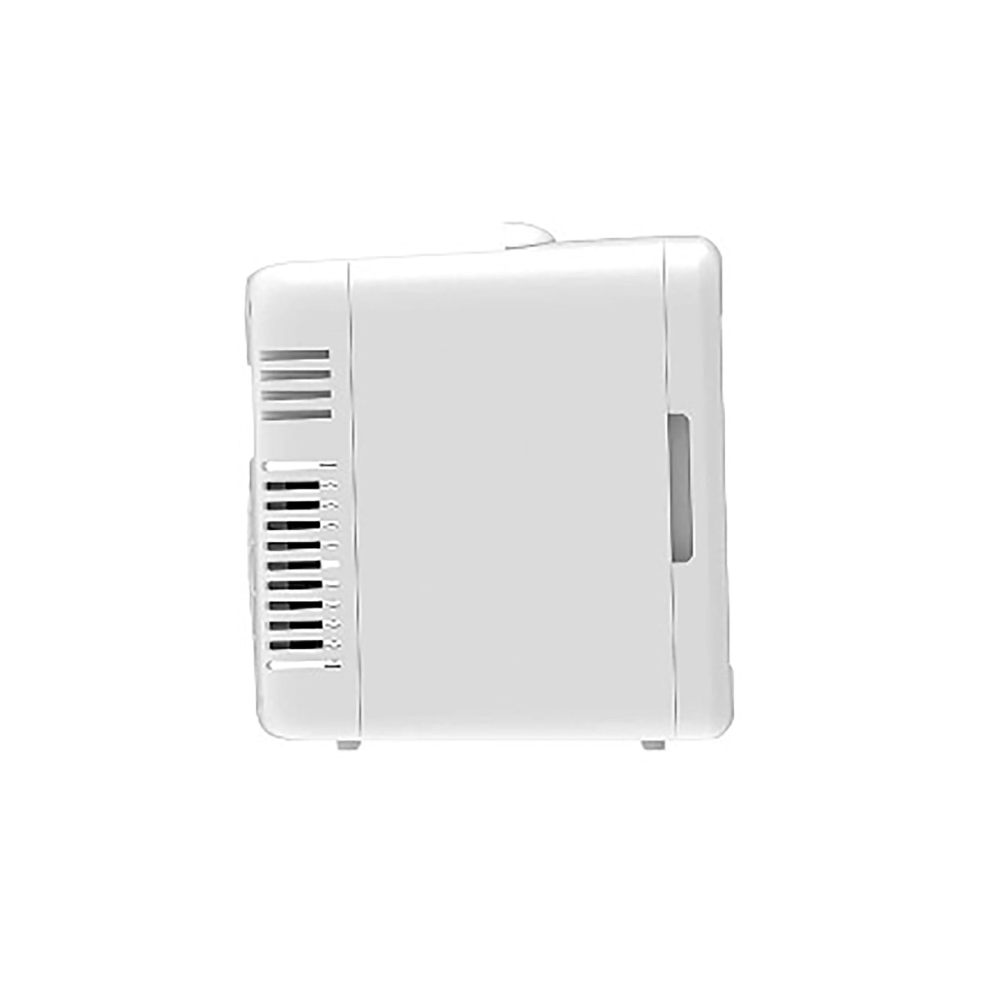 Frigidaire White Mini Personal Fridge Cooler, Transparent Door, 1 Gal Capacity fits Six Cans, Includes Plugs for Home Outlet & DC Charger - 9.84" D x 7.09" W x 10.35" H — view 6