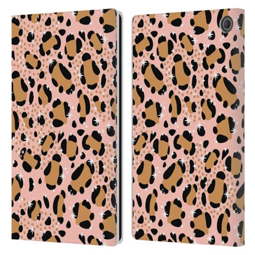 Étui cuir Amazon Fire Max 11 motif tropical Cat Coquillette