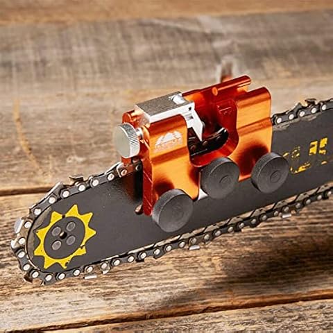 Xbtianxia Chainsaw Chain Sharpening Jig - Chainsaw Sharpener Kit, Cranked Chainsaw Fast Sharpening Tool ​Portable Sharpener Suitable All Kinds Chainsaw Cover