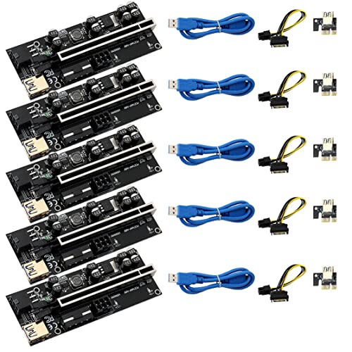 Carte Graphique Riser VER009S Plus PCI-E extension USB3.0 pour rig de minage BTC