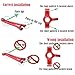RCMOXETO for MJX Hyper Go H14BM Upgrade Parts 14210 14209 Jetwood 1/14 RC Car Metal Upgrade Parts, for Hype Go 1/14 Upgrade Parts Aluminum Full Parts 22PCS Red