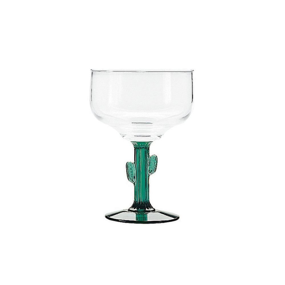 Cactus Margarita Glass with Juniper Stem (Set of 12) by Libbey – 16 Ounces, 16.0 fluid_ounces, Glass, Multicolor, Model 27263