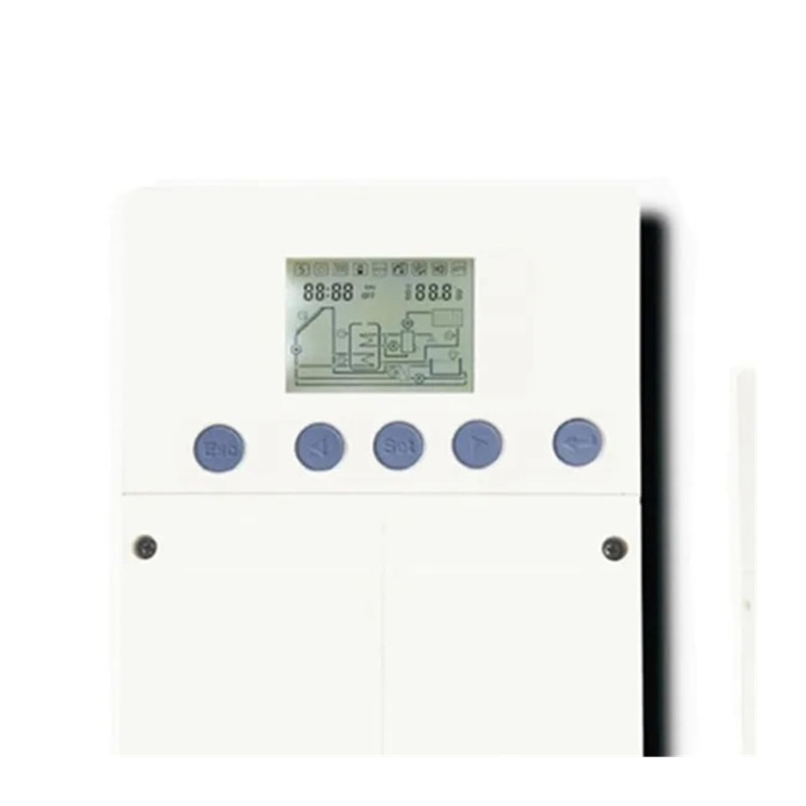 Dispositivo De Control De Calefacción Del Colector Solar SPI 6 Modos De Funcionamiento Regulador De Temperatura Solar Inteligente Del Tanque De Agua(100-120V)