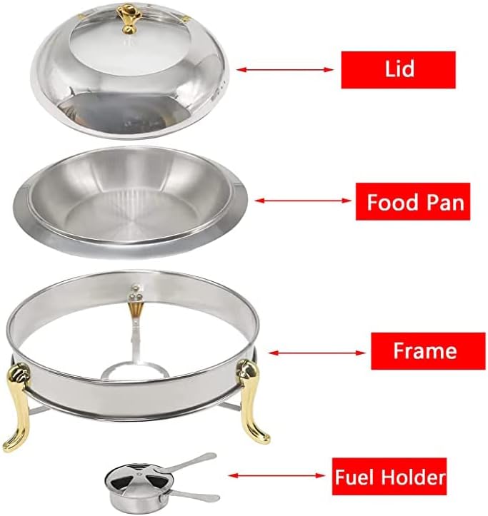 Hot Pot Buffet Plate Food Tray Warmer Tempered Glass lid hot Pot Pot Rack Steel hot Pot Set,