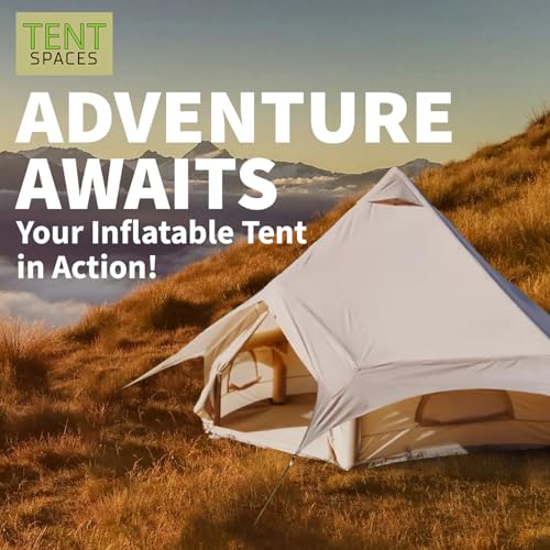 Carpa inflable para camping, 5 personas, ligera y duradera miniatura 2