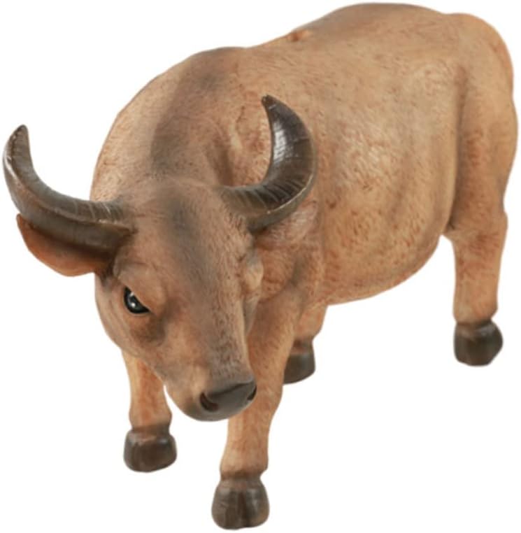 1Pc Khaki Buffalo Cartoon Money Box Creative Saving Jar for Coin Bank to Encourage Saving Habits Birthday for Boys for Organizing Spare Change