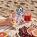 ChiCaseVer for iPhone 13 Case，Y2K Citrus Coastal Vintage Style Military-Grade Drop Protection TPU Camera Protection for Women Girls