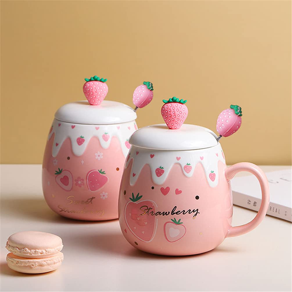 Amazon.co.jp: Cup Strawberry Coffee Cup Mug for Home Use