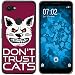 Produktbild PhoneNatic Case kompatibel mit Google Pixel 3a Silikon-Hülle Crazy Animals Katze M1
