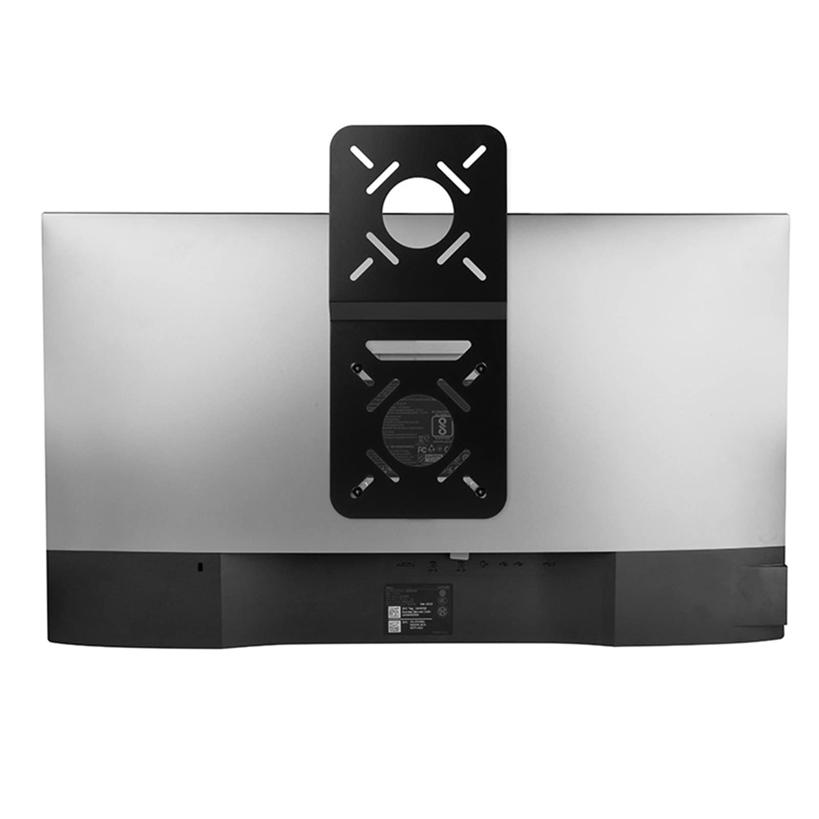 CASNO Support VESA Universel Pour Écran, Routeur, Tablette – Plaque De Montage Double Appareils, Acier Galvanisé Solide