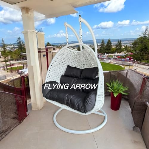 Image of Outdoor Furniture Double Seater Swing, Beautiful Swing with Stand