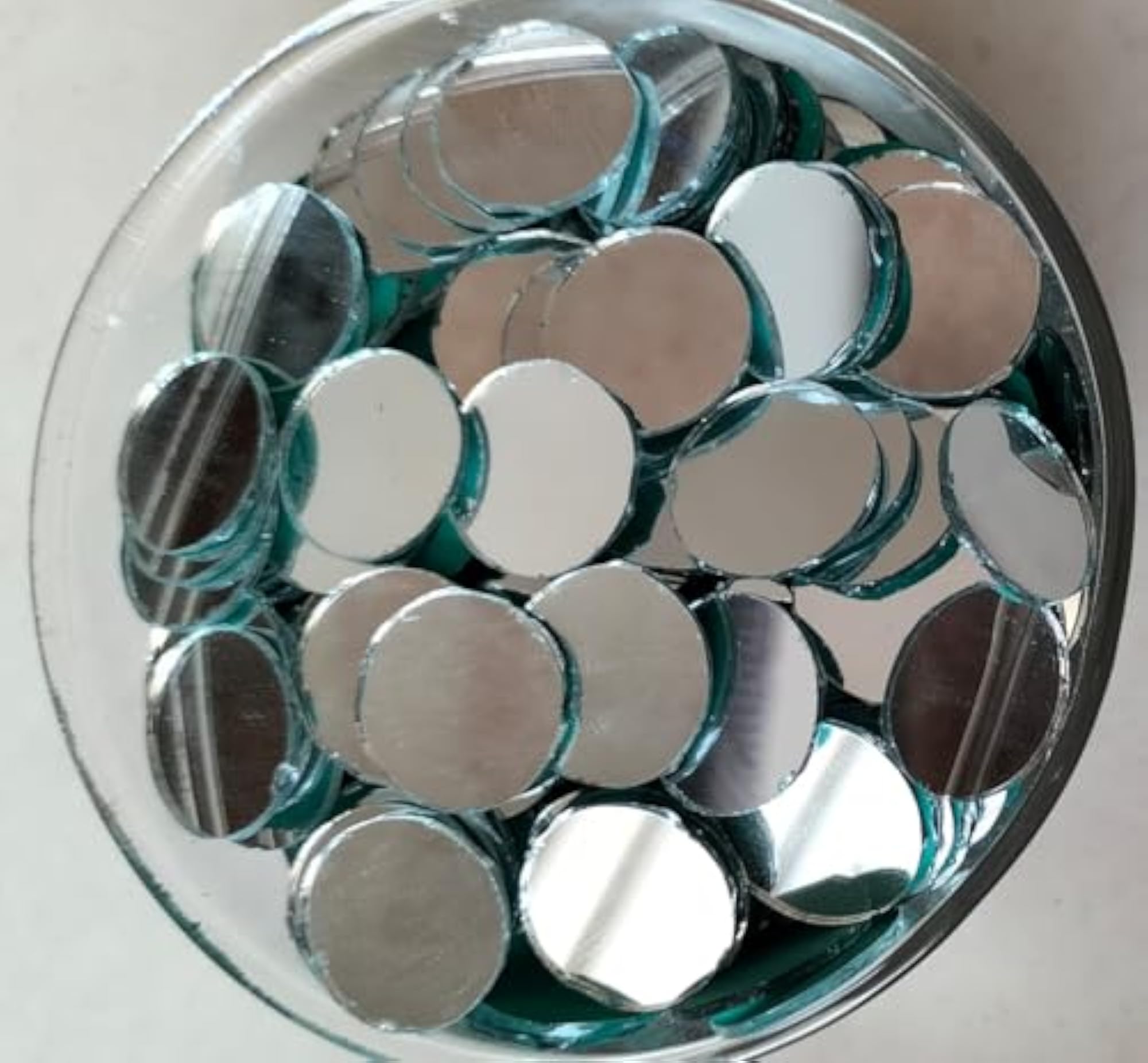 Fancy Shape 18mm Mirror for Art and Craft Work