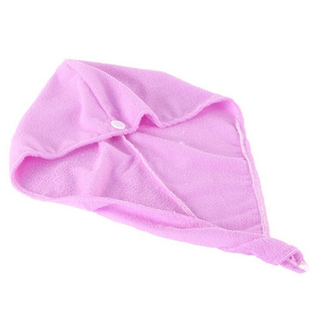 Bathroom Women quick-drying Thicker Fabric bath towel Hair dry cap Towel Wrap Hat Makeup Bathing tool