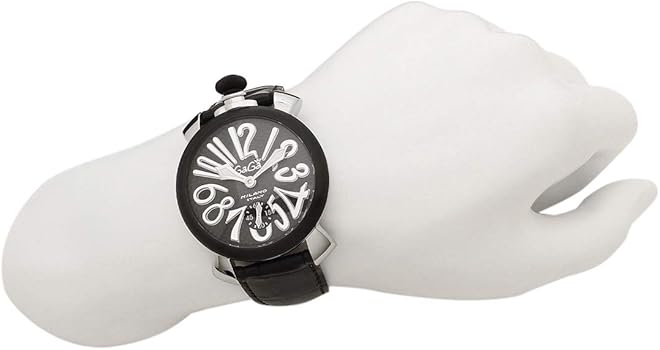 Amazon.co.jp: [ガガミラノ]腕時計 メンズ GAGA MILANO 5013.01S BLK