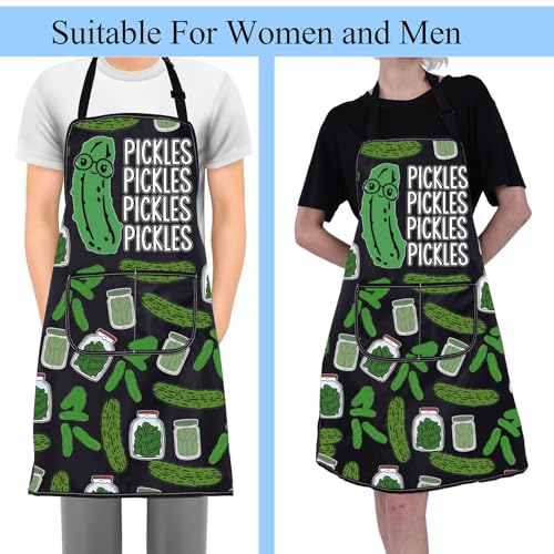 Tablier Pickles BNQL pour chef cuisinier adepte de cornichons