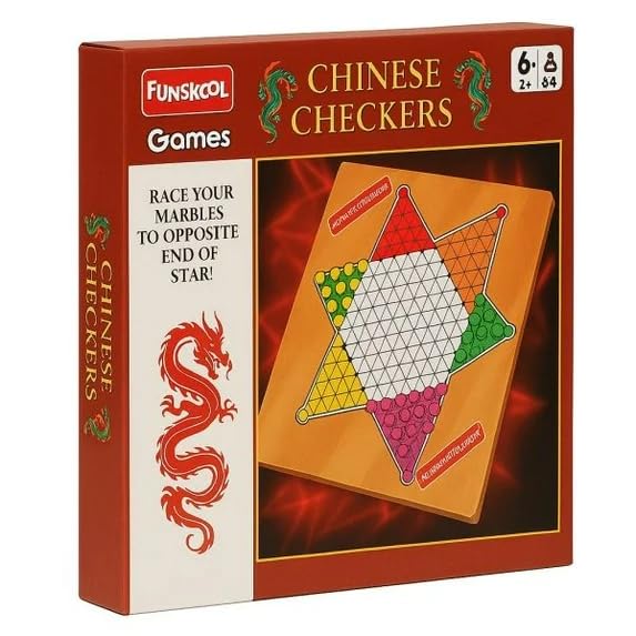 Juego de Mesa Damas Chinas Clásico para 6 Jugadores miniatura 1