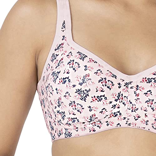 Image of Amante Women's Side Support Shaper Non-Padded Non-Wired Full Coverage Cotton Bra | Seamless Cups | Moisture-Wicking Fabric | High Support Everyday Bra