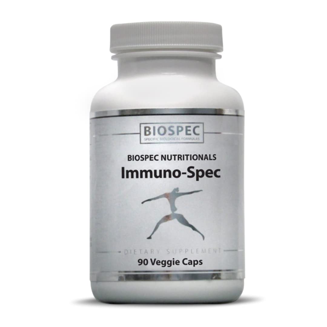 Biospec Nutritionals Immuno-Spec – Daily Immune Support w/Essential Vitamins and Minerals - Quercetin, Elderberry, and Bromelain