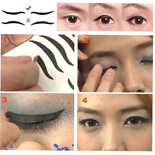 Stile del Gatto Occhi Sticker Eyeliner 160pcs