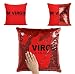 Generic I Am Virgin Old Shirt D51 Sequin Pillow Cushion Cuscino con Paillettes Copertina Regalo, Fodera per Cuscino con Paillettes, 40 x 40 cm (No Insert)