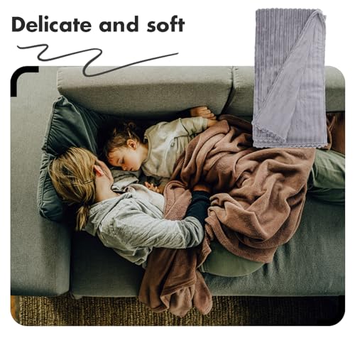 Jeté de canapé pour canapé lit voyage | Couverture polyester 180 x 200 cm - 4