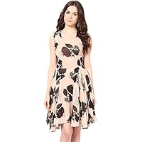 Harpa Women’s Silk Skater Knee-Length Dress