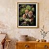 XTXGERL Paint by Number, Ponderosa Pine Pinecone Forest, Adult Crafts Adults' Paint by Number Kits, Room Decor Gift for Birthday Festival (40x50cm, No Frame) #2