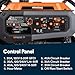 Generac 12,500 Starting Watt Tri-Fuel Portable Generator - Electric Start - Gas, Propane or Natural Gas - Home Backup, Jobsite, or RV - Quiet Operation - Long Runtime - 49-State Compliant