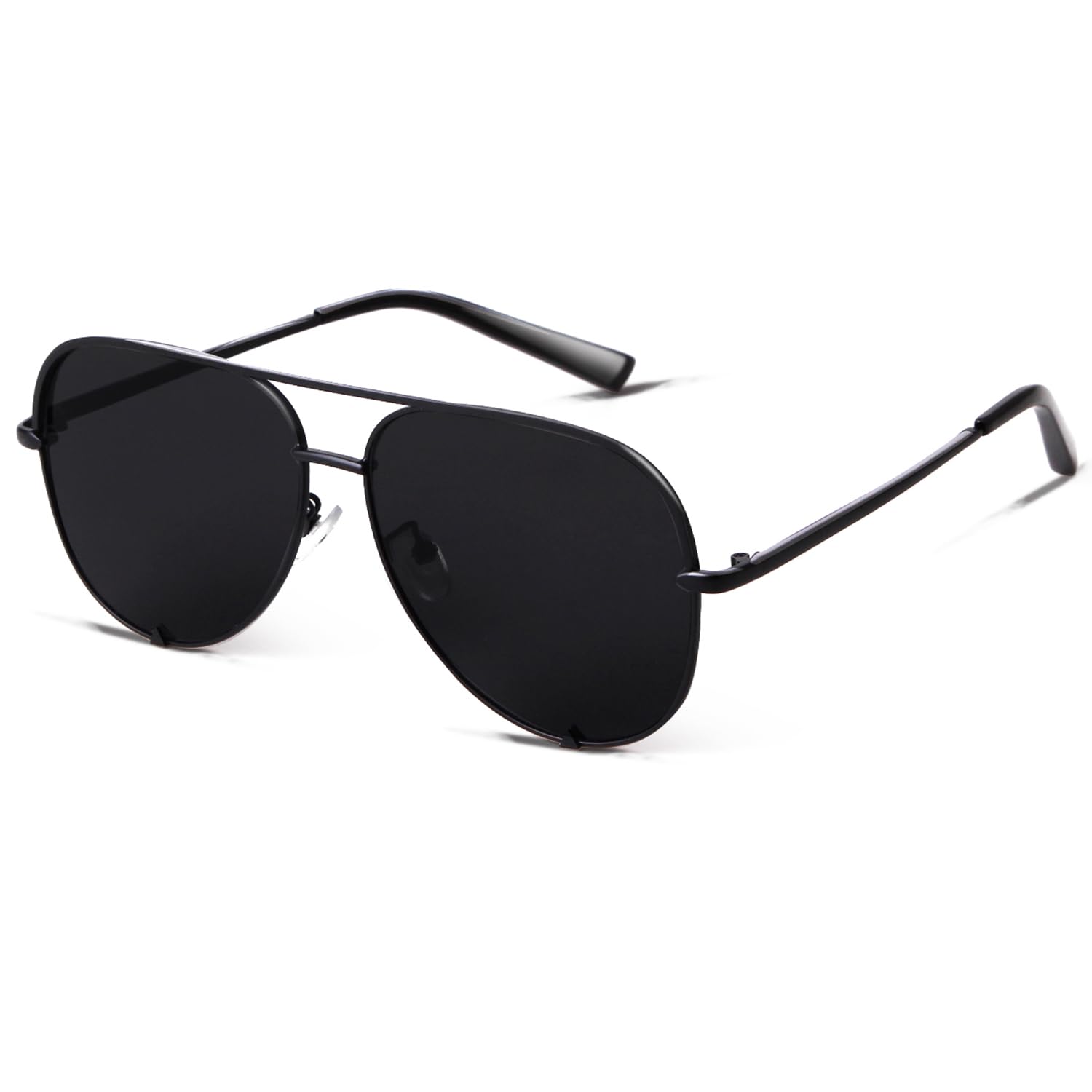 SORVINO Oversized Aviator Sunglasses for Women Men Trendy Retro Bulk Shade Black Faded Sun Glasses Classic UV Protection