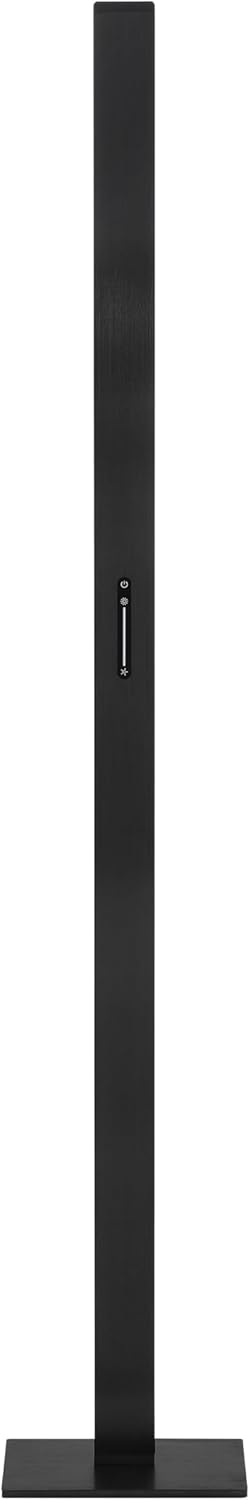 THE GREAT OUTDOORS George Kovacs LED Floor Lamp in Anodized Brushed Coal Black with Adjustable Dimmer