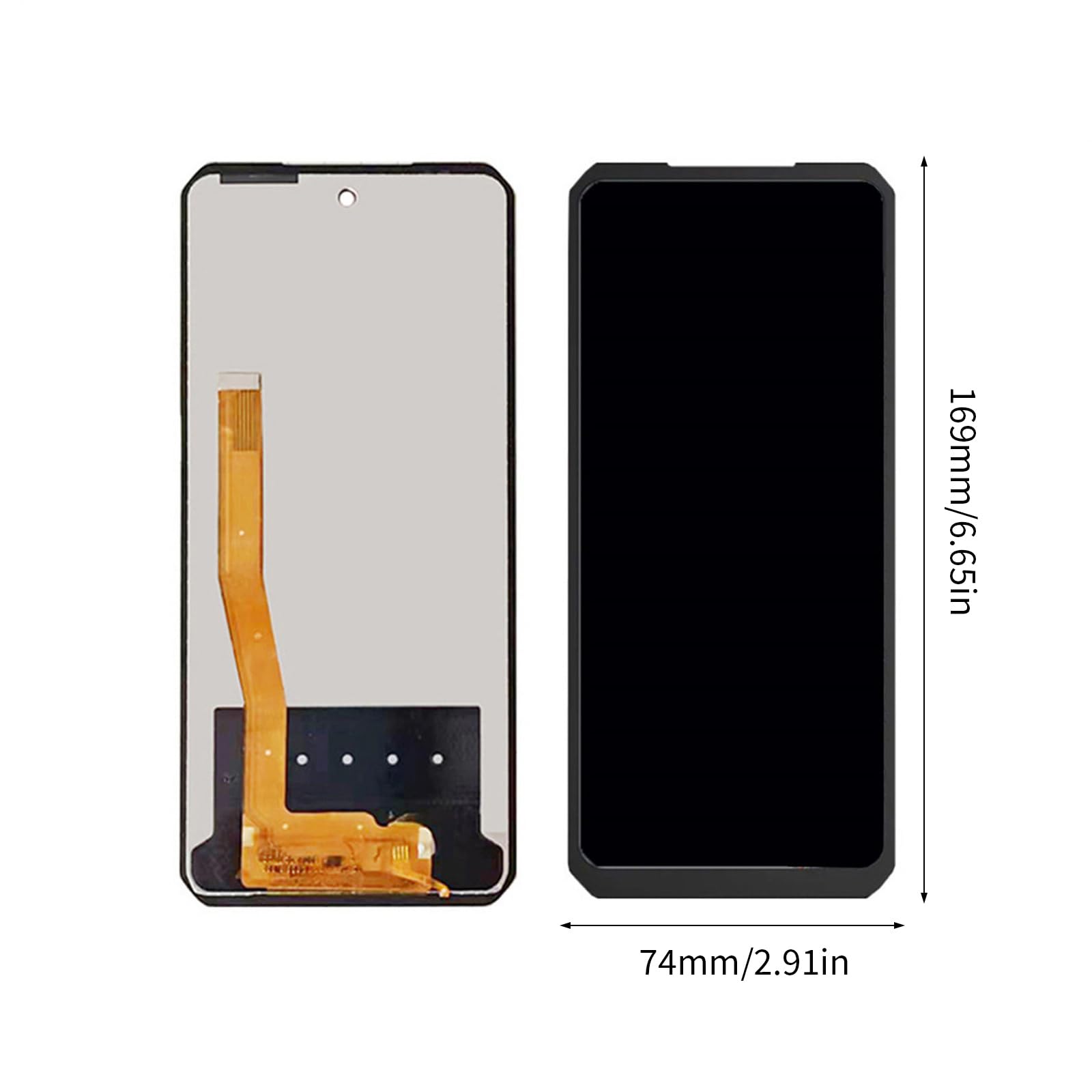 Gruppo Schermo tattile LCD con sensibilità per Tank2 8849