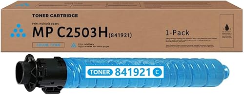 Cartucho de tóner compatible 841921 de repuesto para Ricoh Aficio MP C2003 C2004 C2503 C2504 C2503H Printe MP C2503H Cartucho de tóner (1 unidad,