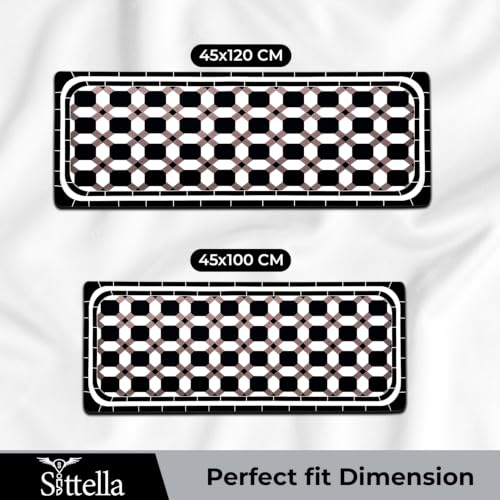 Image of SITTELLA Kitchen Floor Mats, 2 Size Combo (45x100 & 45x120 CM)