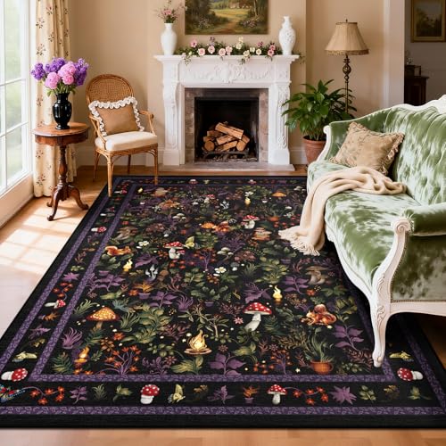 Tapete decorativo nesrt 5x7 ft animal print negro miniatura 4