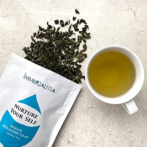 Immortalitea 100MFIC White Mulberry Tea - Usda Organic Morus Alba thumb #1