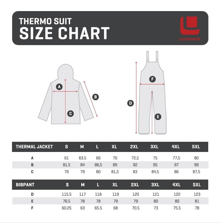 Ultimate Traje Térmico Chaqueta + Pantalón Talla XL - Traje Térmico