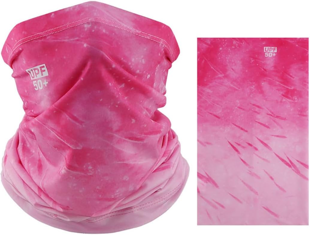 3D Printed Cooling Neck Gaiter for Men Women UPF 50+ UV Protection Bandana Outdoor Fishing Hiking Daily Use