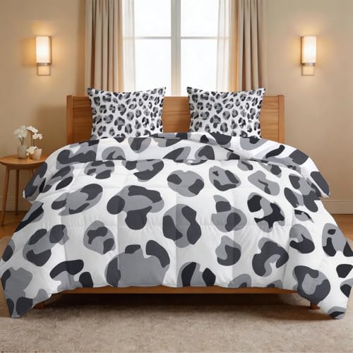 Edredón sin funda King de 7,5 tog con diseño moderno de vaca abstracto reversible 230x220 cm 8
