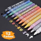 ✍️KOMFORT & SICHERHEIT - Enthält kleine, fein gemahlene Partikel, mit wasserbasierender Tinte, ist säurefrei, umweltfreundlich und ungiftig, was den Komfort auch bei längerem Arbeiten gewährleistet.