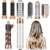 Hair Dryer Brush 5 in 1, Negative Ion Blow Dryer Brush Set – 110,000 RPM High -Speed Hot Air Brush Air Styler Curling Wrap Air Curler, Curling Iron Hair Styling Tool for Straight Curl Drying Smoothing