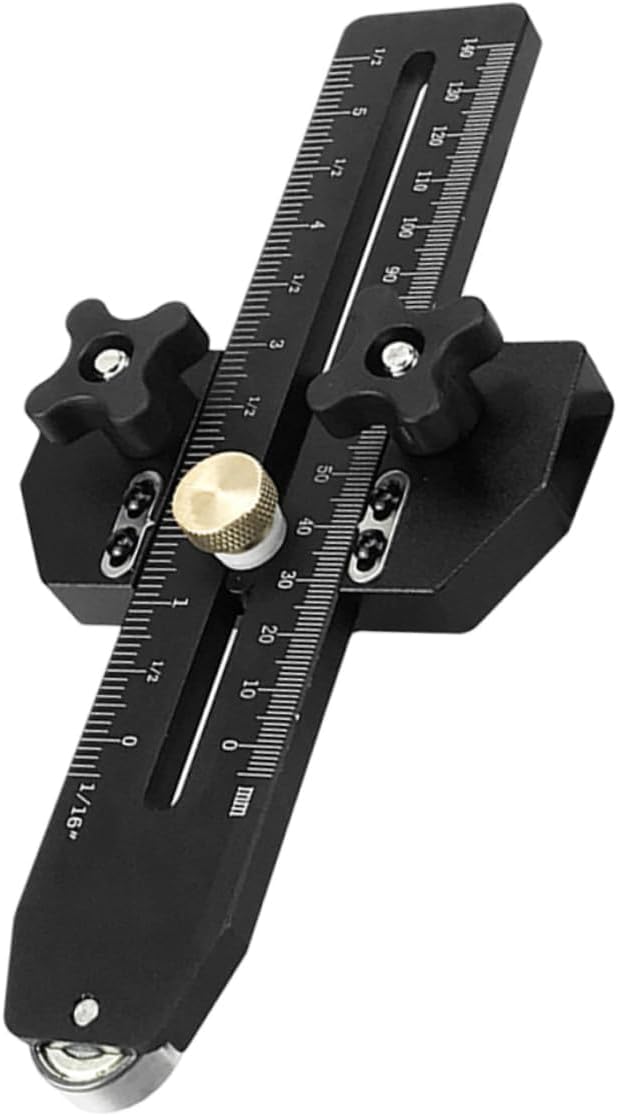 DOITOOL 1set Extended Table Saw Thin Rip Guide for Making Repetitive Narrow Strip Cuts Anodized Quick Adjustments Compatibility Standard Table Saws and Planers