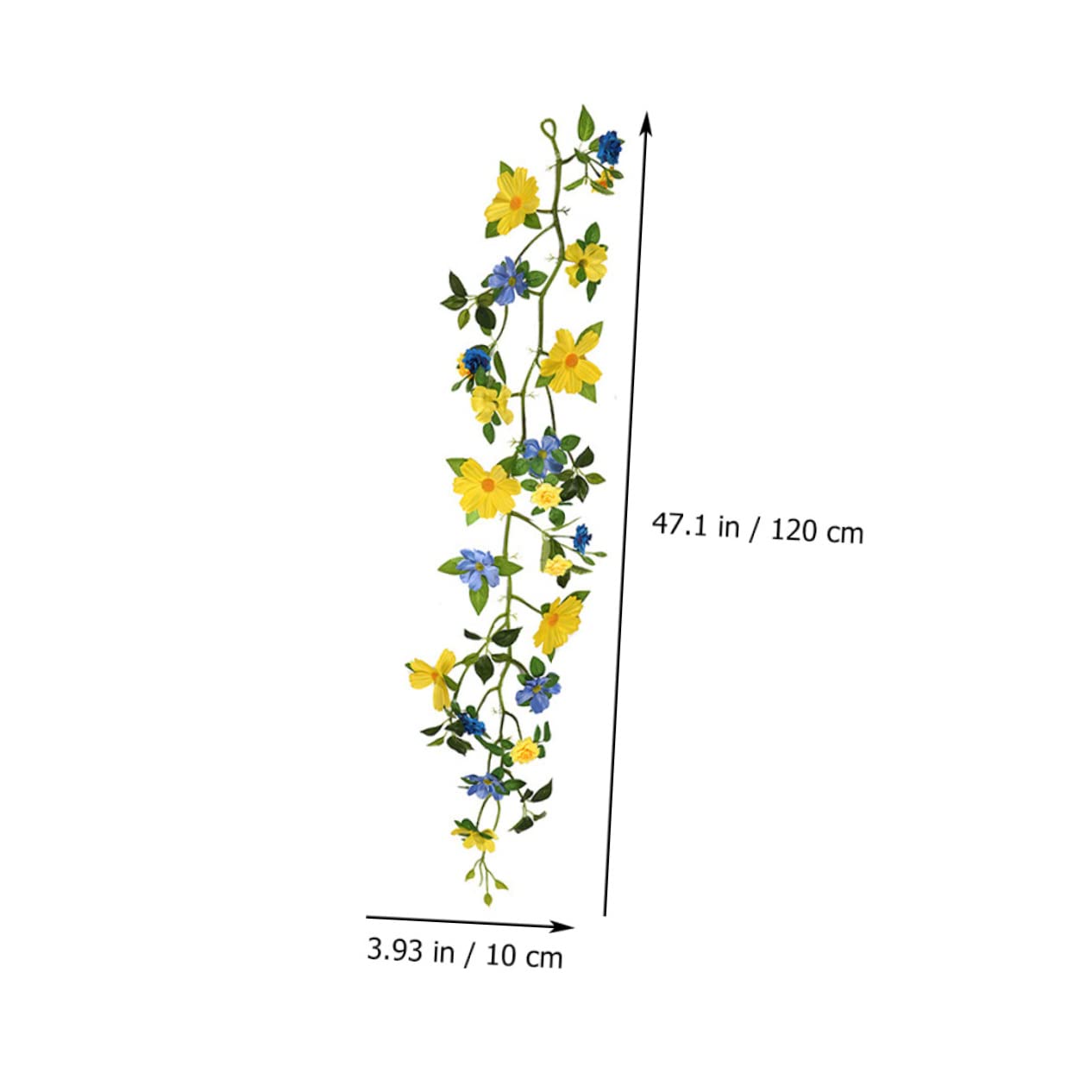 Ciieeo 3 Stück Outdoor Hängetür Blumenreben Zum Aufhängen Künstliche Blumengirlande Simulierte Hängende Blumenranke Gefälschte Bipinnatus Rebe Künstliche Ranke Hängeblumen