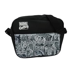 Marvel Messenger Bag, 34 cm, Black