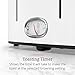 Russell Hobbs TR9250WTR Retro Style Toaster, 4-Slice, White