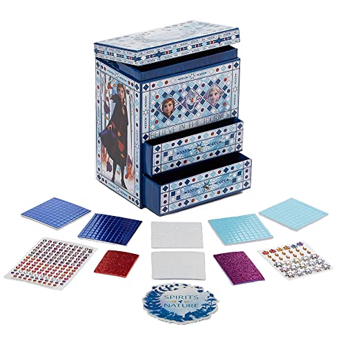 Boîte à bijoux Elsa Reine des Neiges 2 kit mosaïque pour occuper les enfants sans écran