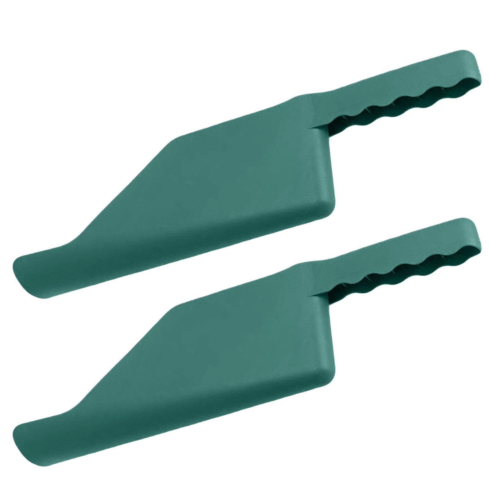 True Face 2pcs Leaf Cleaning Spoon Gutter Scoop – Portable Drain Cleaning Tool with Ergonomic Handle for Home, Roof, Garden & Outdoor Use – Practical Household Supplies — image 1