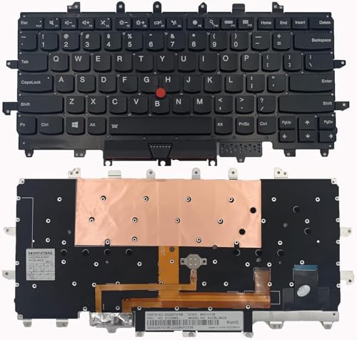 Lenovo Thinkpad X1C X1 Carbon ��4���� 2016 SN20K74706 �o�b�N���C�g�p�L�[�{�[�h�B